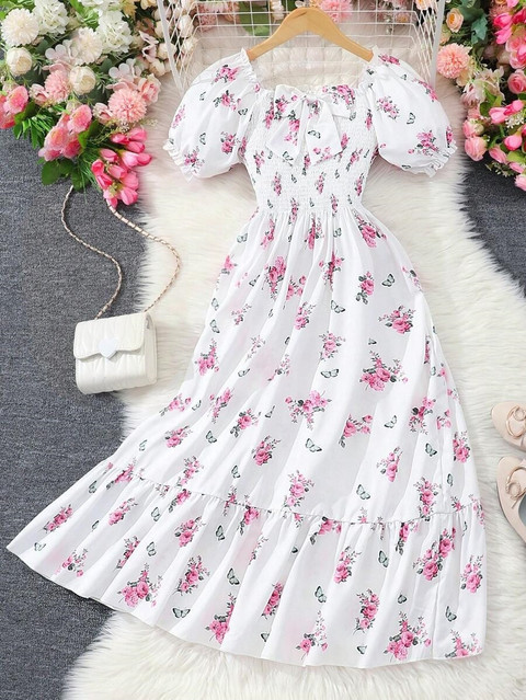 Miss & Chief Girls Calf Length Casual Dress Price in India - Buy Miss &  Chief Girls Calf Length Casual Dress online at Flipkart.com