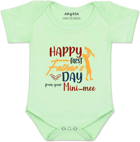 ARVESA Romper For Baby Boys Baby Girls Printed Cotton Blend