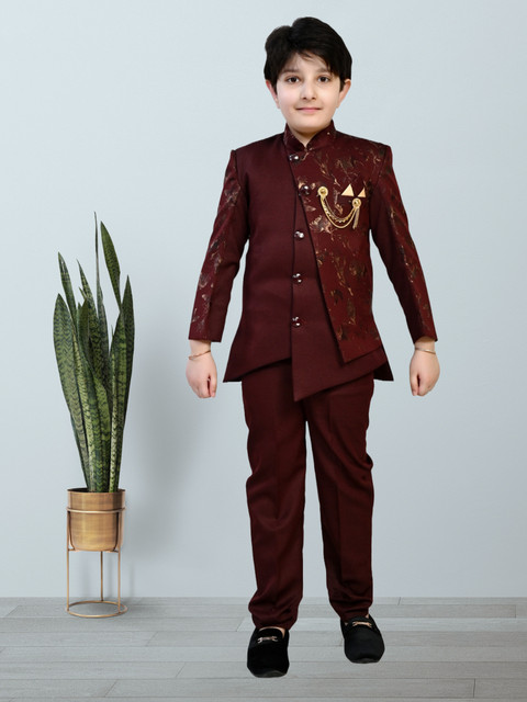 Zolario Boys Festive Party Kurta and Trouser Set Price in India