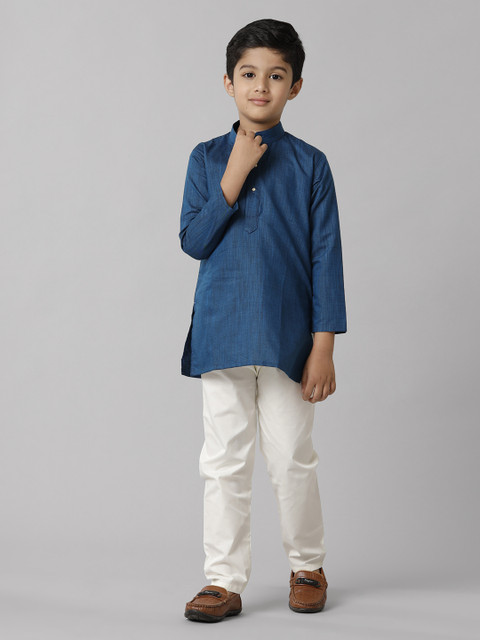 Ramraj Cotton Boys Festive Party Kurta and Pyjama Set