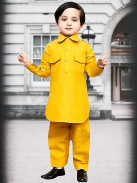 MODINA ENTERPRISE Boys Casual Pathani Suit Set