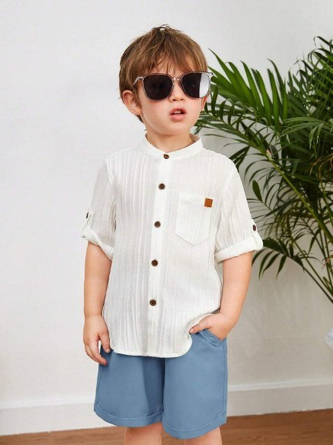PRIDZTRENDS Boys Casual Shirt Shorts Price in India Buy