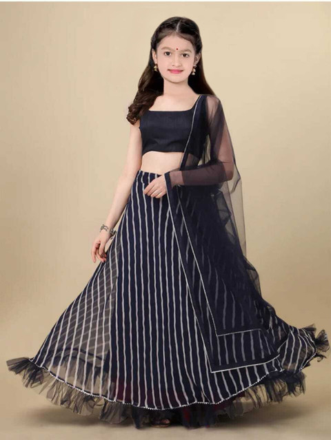 Drimexin Fab Girls Lehenga Choli Ethnic Wear Printed Lehenga, Choli and  Dupatta Set