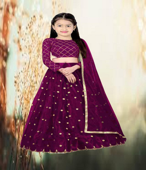 Women Wed Girls Lehenga Choli Ethnic Wear Embellished Ghagra, Choli,  Dupatta Set