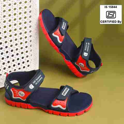 BERSACHE Boys Velcro Sports Sandals Red 11-12 Years - Image 5