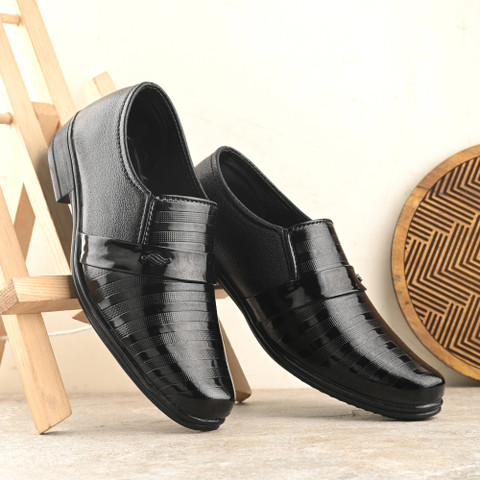 K' Footlance Boys Slip on Oxford Shoes