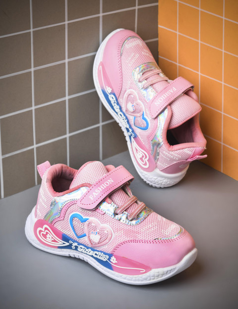 Santhanakid Girls Velcro Walking Shoes