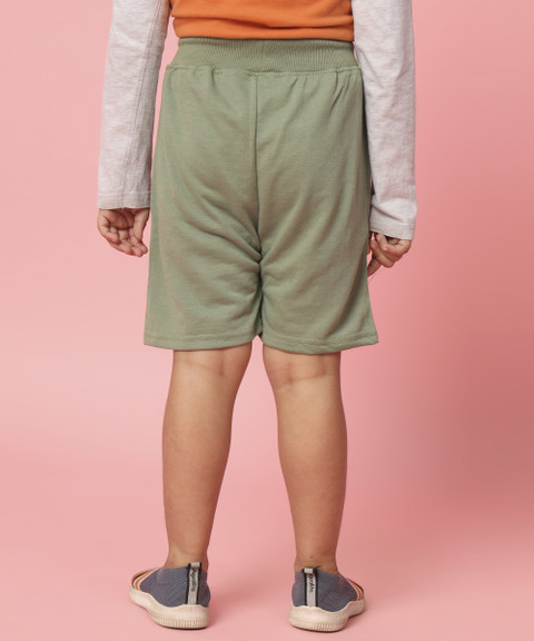 DRESSBASE Short For Boys Casual Solid Polycotton