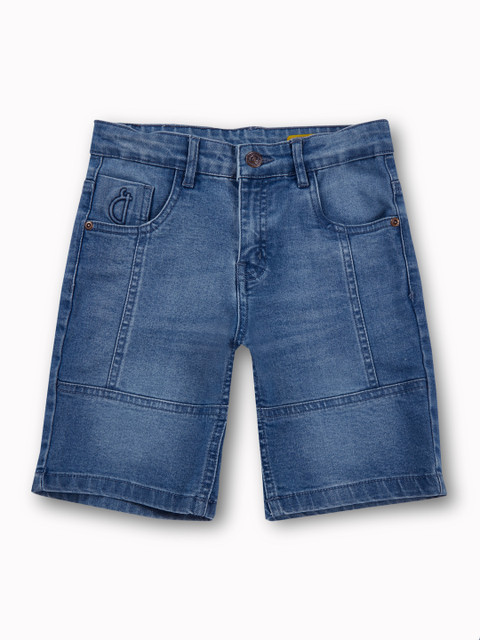 GINI JONY Short For Baby Boys Casual Dyed/Washed Denim Price in