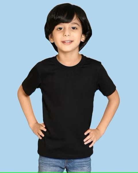 Miss Chief Boys Solid Pure Cotton, Elastane