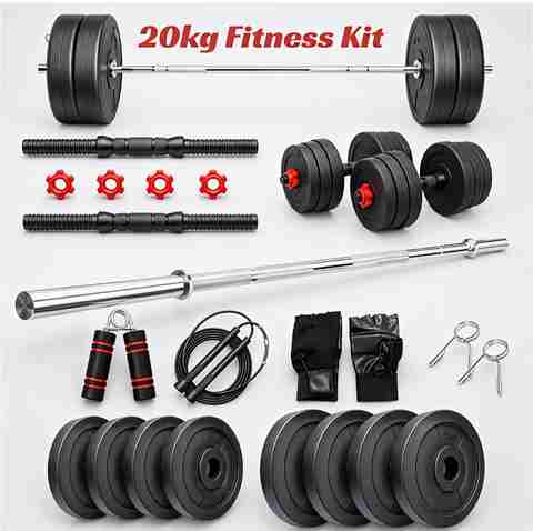 BELLATRIX X 20kg Dumbbell Kit with 3ft Rod & Accessories - Image 5