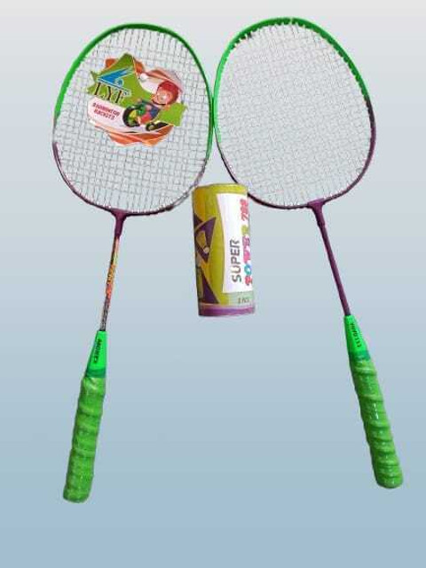 JAIGEET Morex Momo Bdminton Kit 2 Racquets & 3 Shuttle Cocks