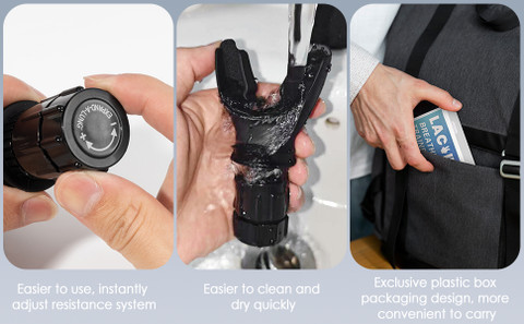 Oxybreeze Breathing Trainer with Jaw Trainer - Enhance Lung