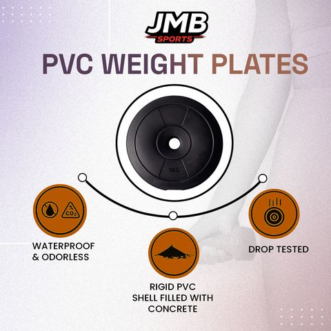 JMB 30KG PVC Fitness Training Set Fitness Accessory Kit Kit - Buy