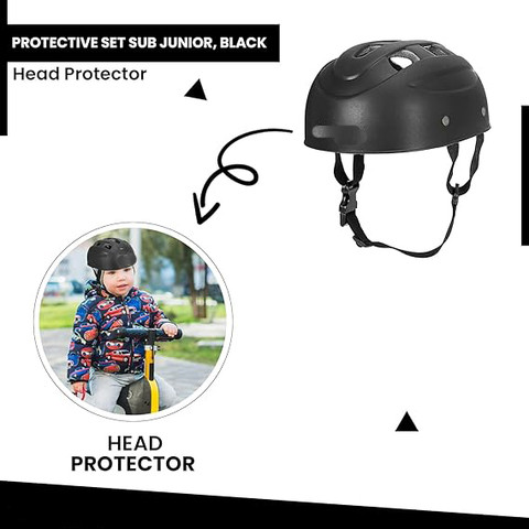 prikli Protective,,Guard Kit Cycling,helmet Set, Age 8-12 Years M