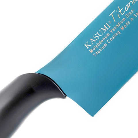 KASUMI 1 Pc Stainless Steel, Carbon Steel Knife Titanium Chef
