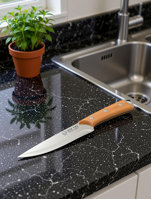 Wizbiz 1 Pc Stainless Steel Knife Heavyblade Butcher Boning