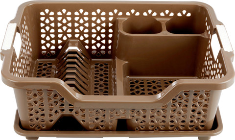 KOLORR Dish Drainer Kitchen Rack Plastic Florina Jumbo Dish Rack