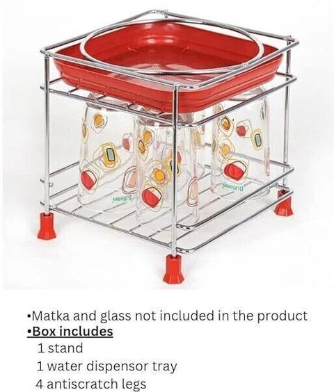 dharni enterprise Matka Kitchen Rack Steel steel Matka stand with ...