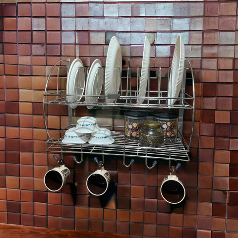 DIGNITY Utensil Kitchen Rack Steel Dignity Stainless Steel Wall