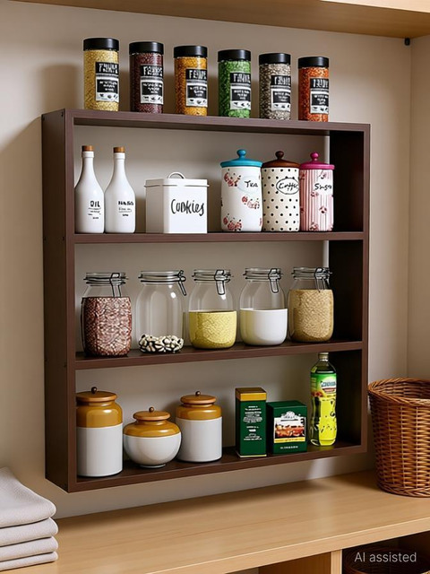 Wudan Haat Containers Kitchen Rack Wood Containers Kitchen Rack