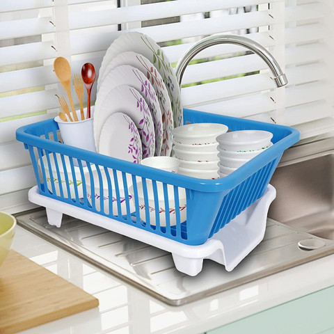 Cutting EDGE Dish Drainer Kitchen Rack Plastic Kitchen Dish Rack