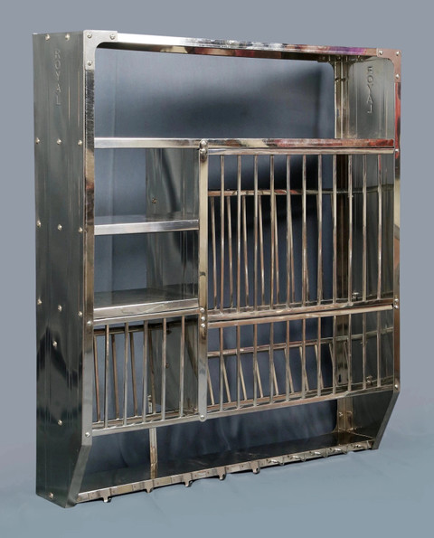 PS QUADILLION Utensil Kitchen Rack Steel Wall-Mount Kitchen Stand/Holder  39*36 Modern Shelf Kitchen Rack