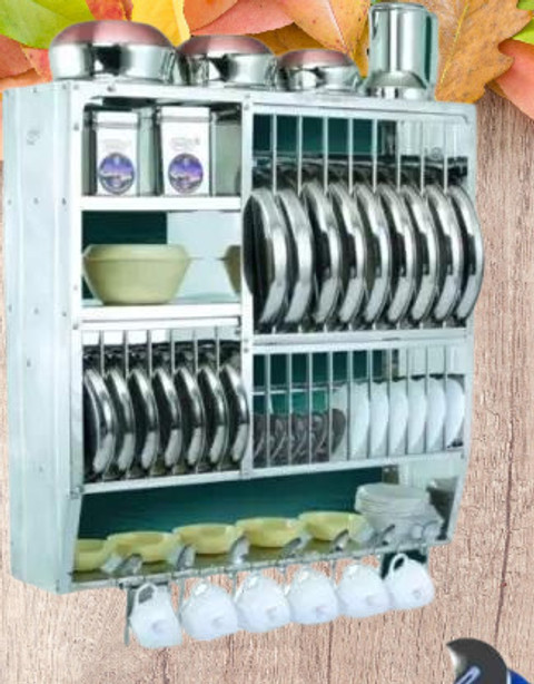 JAI Utensil Kitchen Rack Steel 30-30 Price in India Buy JAI - Main Image