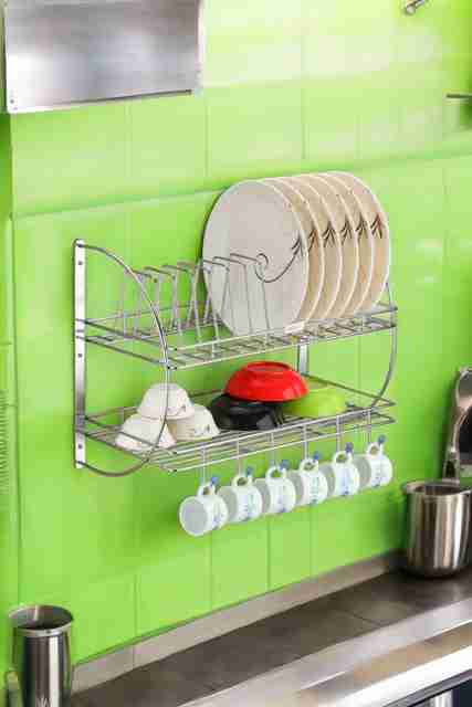 Drainer Wrought Iron Plate Stand DIGNITY Dish Drainer Kitchen Rack
