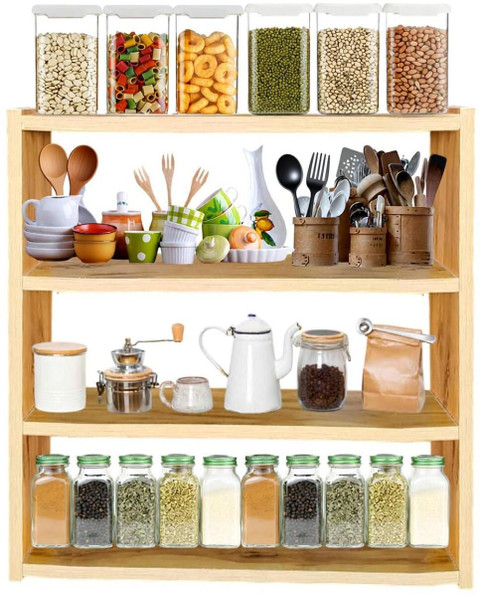 MEENA ENTERPRISES Utensil Kitchen Rack Wood Multipurpose Wooden