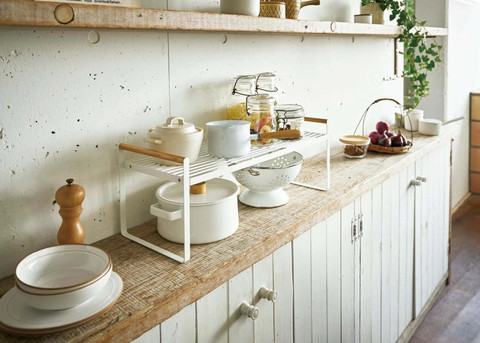 ARHAT ORGANIZERS Containers Kitchen Rack Carbon Steel Countertop