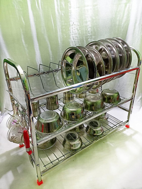 11 Utensil Kitchen Rack Steel kitchen Rack Stainless Steel