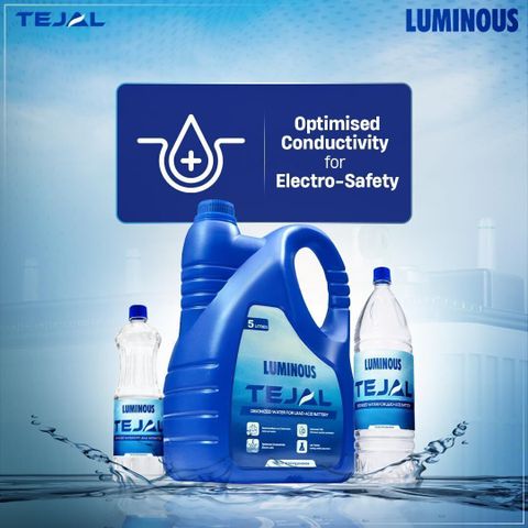 luminous Tejal Deionized Water for inverter battery and automotive ...