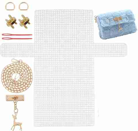 HASTHIP Mesh Clear Plastic Canvas Sheets DIY Knitting Crochet Bags