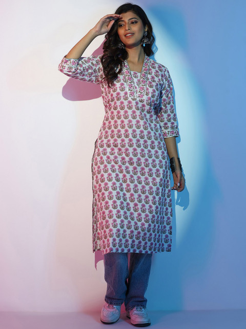 Dress Flipkart Long Straight Kurtis Long Kurti Pink Kurti Flipkart Dress  Kurta Pant Set Kurta Ladies
