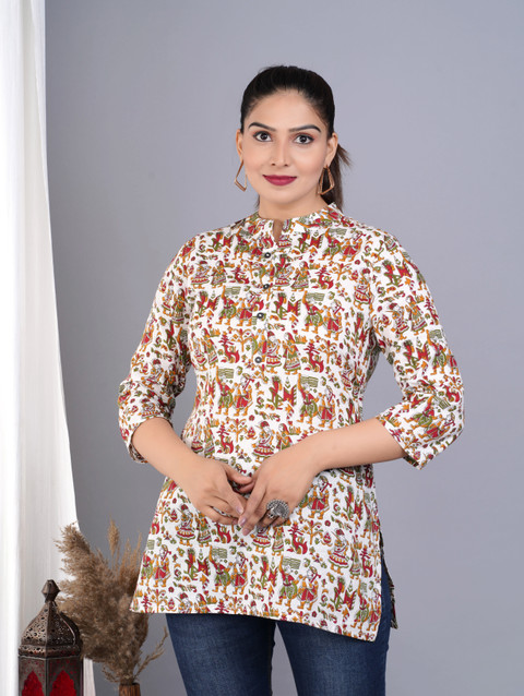 VK KURTIS Women Printed Straight Kurta - Main Image