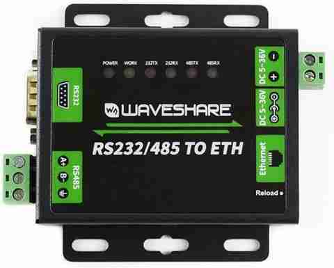 VOOCME Waveshare RS485 to Ethernet Converter Industrial RS232/RS485 to ...