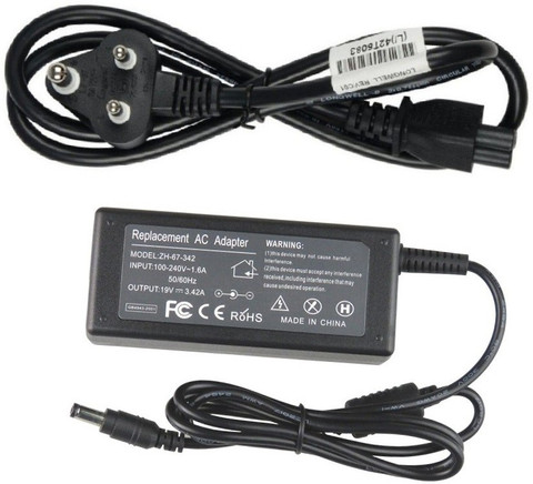 Laplogix 65W 19V Pin Size X Laptop Charger For Toshiba  Satellite 65 W Adapter