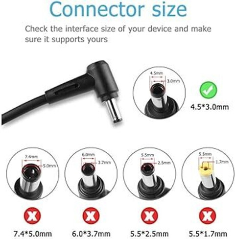MACKTECH MSI GF63 Thin 10SCXR 10SC 10UD 4.5×3.0mm PIN 120 W