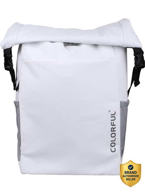 17.3 laptop backpack india Colorful 17.3 inch inch Laptop Backpack White - Price in India