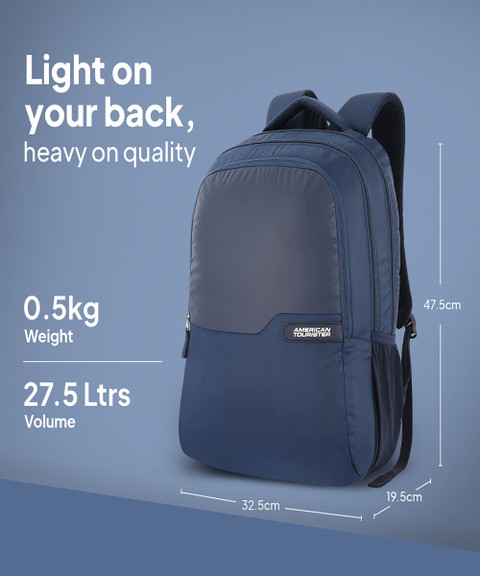 AMERICAN TOURISTER 17 inch Inch Laptop Backpack Navy Price in