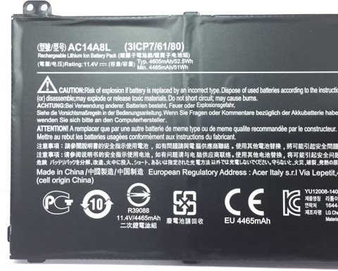 Acer AC14A8L LAPTOP BATTERY FOR Aspire Nitro V15 VN7-791G VN7-571