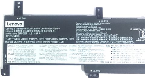 Lenovo L21C3PF1 , L21L3PF1 LAPTOP BATTERY FOR IdeaPad 1-15IJL7