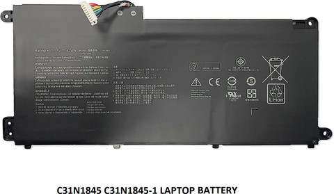 Batterie Ordinateur Portable ASUS Chromebook Flip C436 - 42Wh C31N1845-1 Compatible - 3 Cellules Li-ion - Autonomie Prolongée - 12