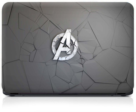 Anweshas Full Body Laptop Skin for inches Avengers on Grey