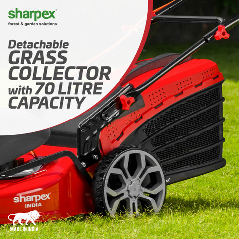 Sharpex Electric Lawn Mower Folding Handle and Detachable