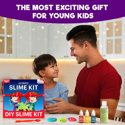 Einstein Box Slime Kit for 5+ Years Old Girls Boys 50+ Slimes