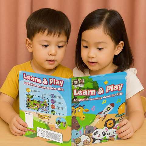 NHR Learn Play Interactive Musical English Educational Learning Book for  Year+