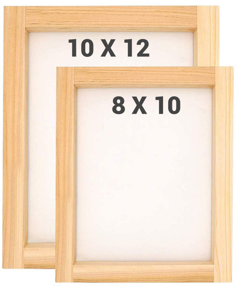 CMR Screen Printing Wooden Frame (10X12) (8X10) with Attached