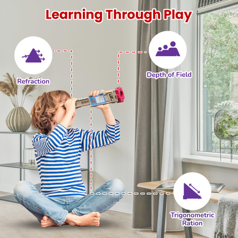 Smartivity Pirate's 8x Telescope STEM Educational DIY Fun Toys